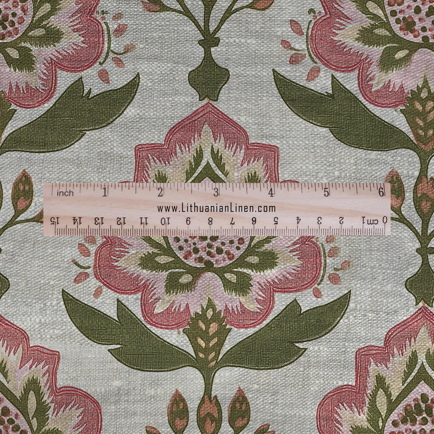 100% LINEN Fabric Paisley print - colorful indian block print on linen print upholstery curtains dress making