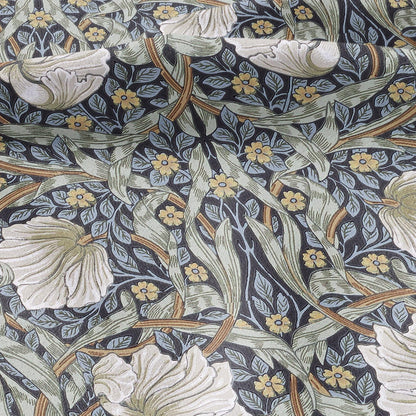 100% LINEN fabric - William Morris Pimpernel - British Victorian flax - sewing upholstery home decor or clothing 3851