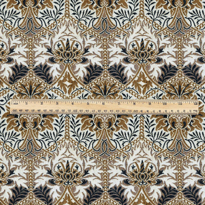 William Morris Honeycomb brown print 100% LINEN Fabric - British linen floral upholstery home textile Victorian fabrics 3233