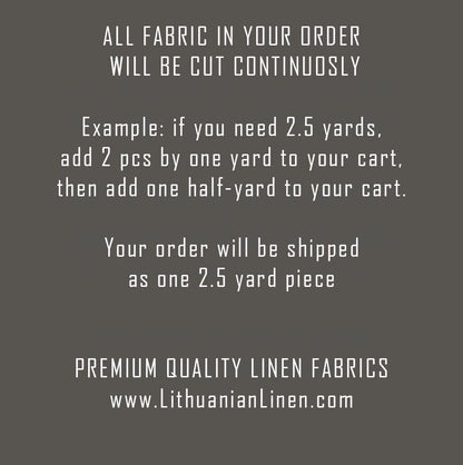 100% LINEN Fabric Paisley print 2500