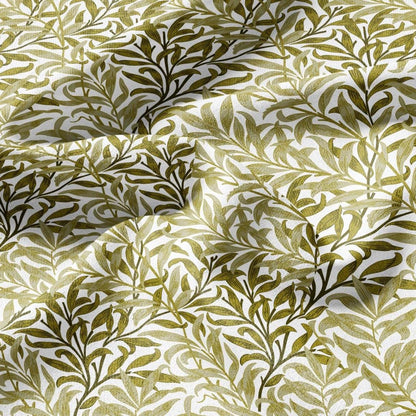 William Morris Willow Bough 100% LINEN Fabric - British linen floral upholstery home textile Victorian fabrics 3177