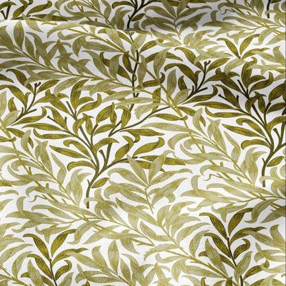 William Morris Willow Bough 100% LINEN Fabric - British linen floral upholstery home textile Victorian fabrics 3177