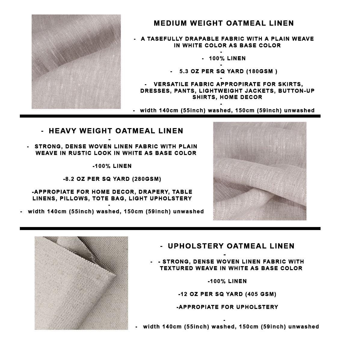 100% LINEN Fabric printToile de jouy Paris - oatmeal linen fabric with landscape print - heavy for home decor clothing 2759