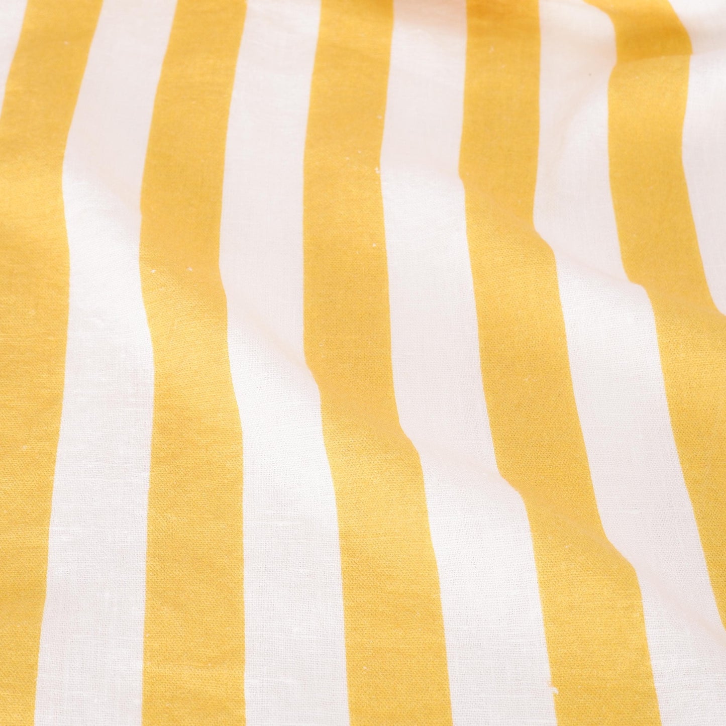 100% LINEN Fabric Maxi striped yellow white Avignon - french linen floral upholstery home textile Victorian fabrics 3351