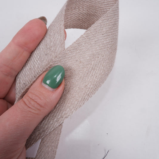 10/15/25/40 mm wide linen ribbon for sewing project, linen wrapping ribbon trim, linen band various sizes webbing strap