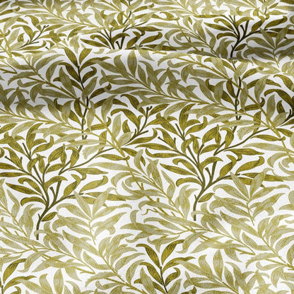 William Morris Willow Bough 100% LINEN Fabric - British linen floral upholstery home textile Victorian fabrics 3177