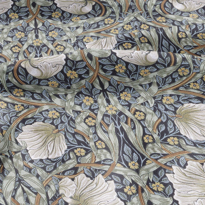 100% LINEN fabric - William Morris Pimpernel - British Victorian flax - sewing upholstery home decor or clothing 3851