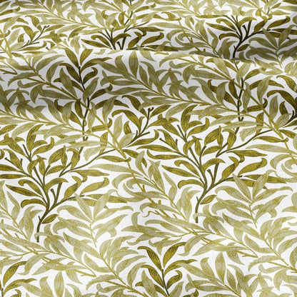 William Morris Willow Bough 100% LINEN Fabric - British linen floral upholstery home textile Victorian fabrics 3311