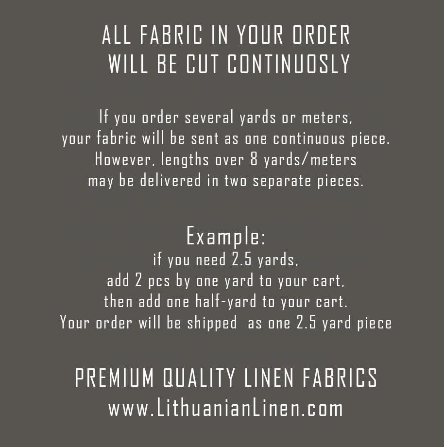 Linen fabric - extra heavy - rustic coarse natural Lithuanian linen - washed natural black red green blue