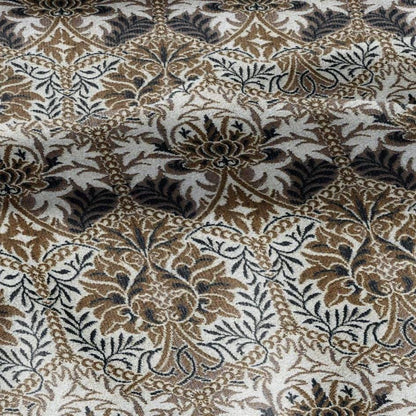 William Morris Honeycomb brown print 100% LINEN Fabric - British linen floral upholstery home textile Victorian fabrics 3233