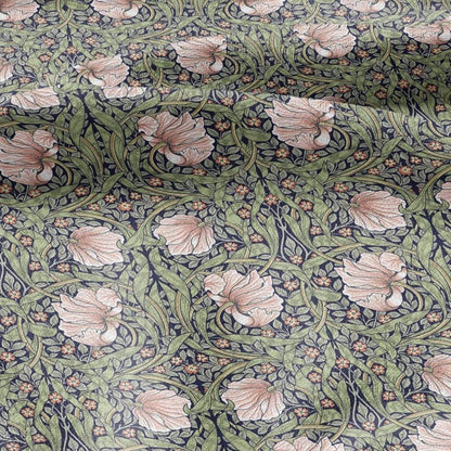 William Morris Pimpernel 100% LINEN Art and Crafts Fabric - Victorian flax fabric - British historical pattern 2979B