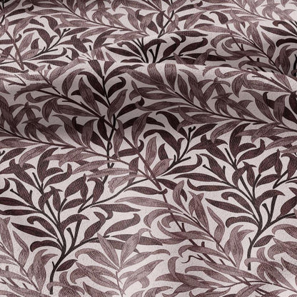 William Morris Willow Bough blue 100% LINEN Fabric - British linen floral upholstery home textile Victorian fabrics 3198