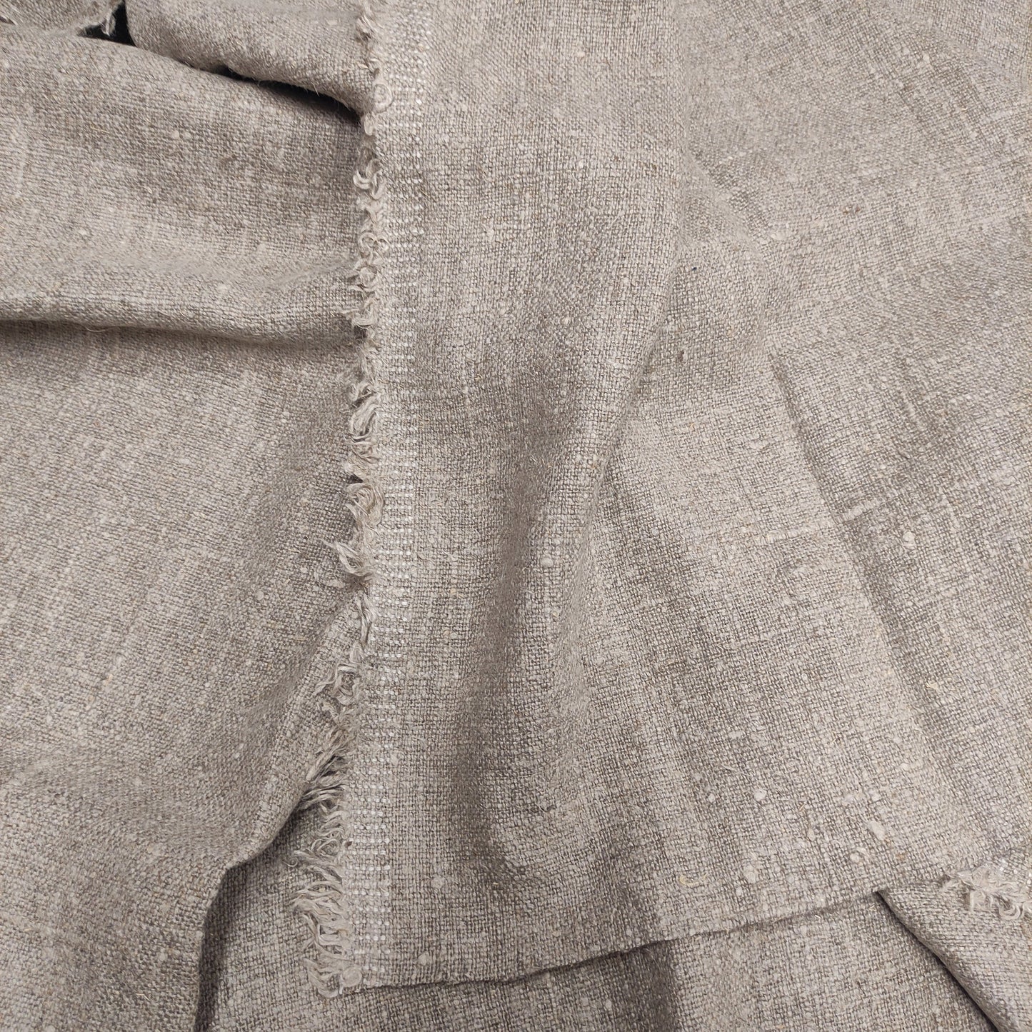 Linen fabric - extra heavy - rustic coarse natural Lithuanian linen - washed natural black red green blue