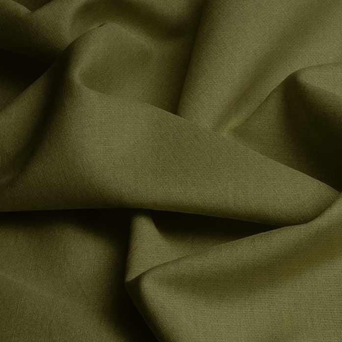 100% linen fabric Heavy weight 260gsm Prewashed  Moss green T904