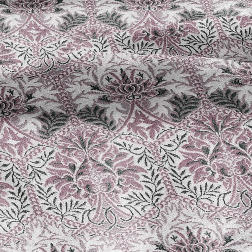 William Morris Honeycomb pink print 100% LINEN Fabric - British linen floral upholstery home textile Victorian fabrics 3236