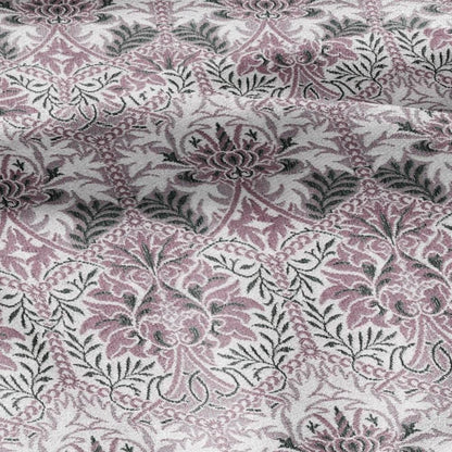William Morris Honeycomb pink print 100% LINEN Fabric - British linen floral upholstery home textile Victorian fabrics 3236