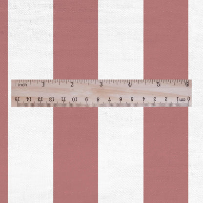 100% LINEN Fabric Maxi striped Old rose white Avignon - french linen floral upholstery home textile Victorian fabrics 3323