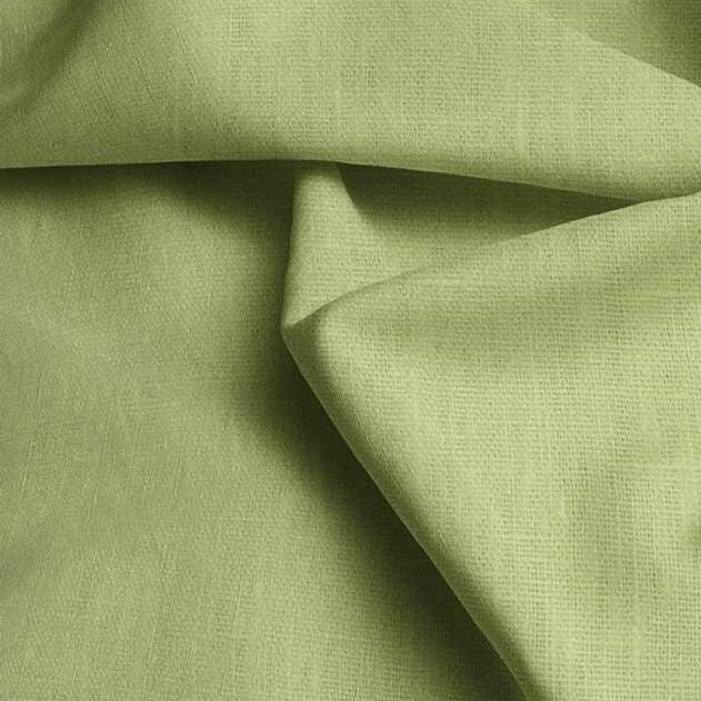 100% linen fabric Heavy weight 260gsm Prewashed - Spring green for crafting table linen tablecloth  napkins  jackets etc T912