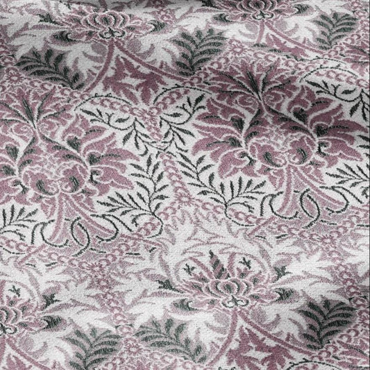 William Morris Honeycomb pink print 100% LINEN Fabric - British linen floral upholstery home textile Victorian fabrics 3236