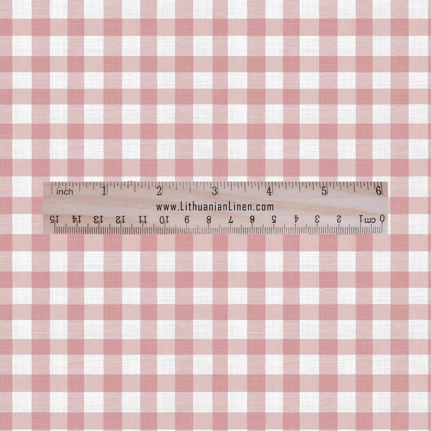 100% Linen fabric 200gsm medium weight dense fabric Small Checkered white blush pink FLAX for decoration tablecloth home textile