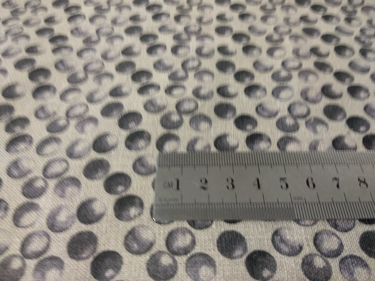 100% linen fabric Medium weight 150gsm  Prewashed . Print polka dots on natural flax for blouses, dresses, curtains, scarves,