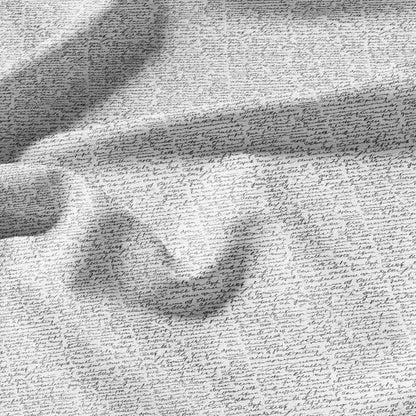 100% LINEN Fabric Abstract Handwritten print - modern contemporary print on linen fabric upholstery dress making curtains