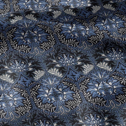 William Morris Honeycomb pink print 100% LINEN Fabric - British linen floral upholstery home textile Victorian fabrics navy blue black 3215