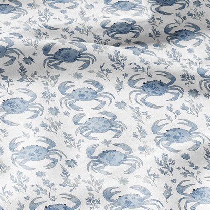 100% LINEN Fabric octopus linen -brown white floral fabric for upholstery home decor dress making 2351