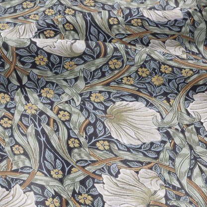 100% LINEN fabric - William Morris Pimpernel - British Victorian flax - sewing upholstery home decor or clothing 3851