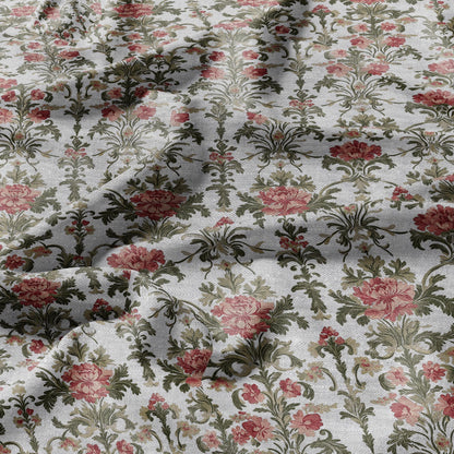 100% LINEN Fabric Regency - french floral linen Fabric by the Yard by LithuanianLinen for upholstery dressmaking curtains home textile