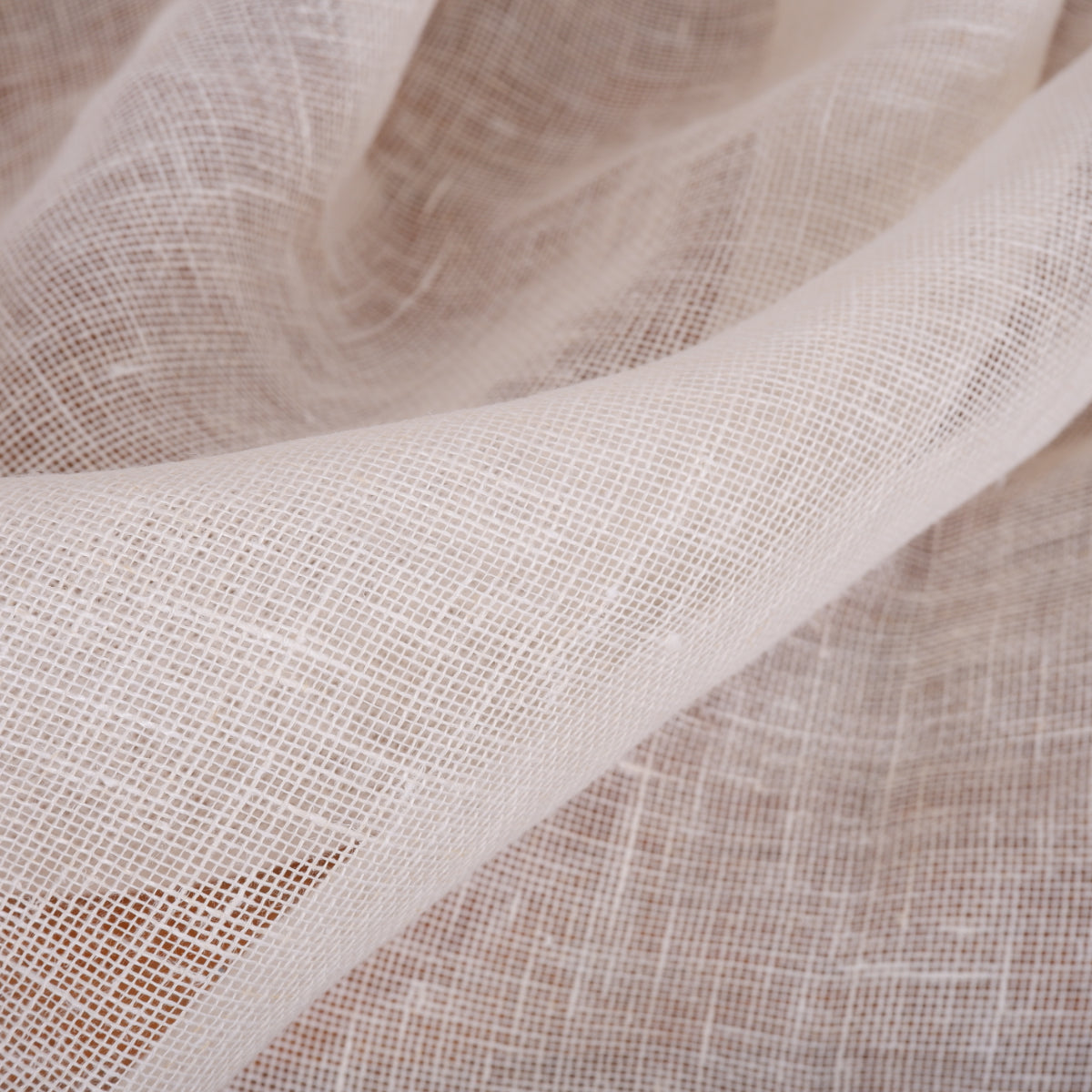 Medium sheer gauze linen - Vanilla - linen fabric - Regular - T033R