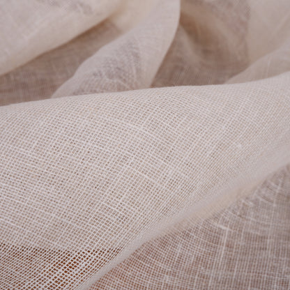 Medium sheer gauze linen - Vanilla - linen fabric - Regular - T033R
