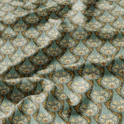 100% linen Cicada prints fabric for Curtain Upholstery Cushion - Butterfly floral print fabric for dress making sewing