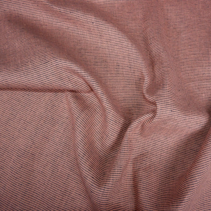 100% pink striped linen fabric - Medium weight - perfect for clothing, curtains or home textile - fabric for home decor craft projects