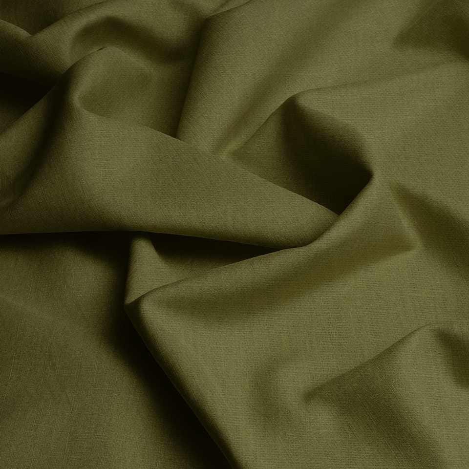 100% linen fabric Heavy weight 260gsm Prewashed  Moss green T904