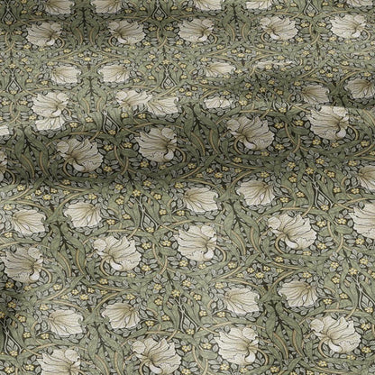 William Morris Pimpernel 100% LINEN Art and Crafts Fabric - Victorian flax fabric - British historical pattern 2979G