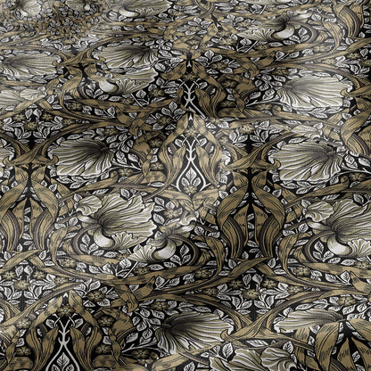 William morris Pimpernel 100% LINEN Art crafts Fabric - khaki brown British Victorian flax - sewing upholstery clothing home decor 3802