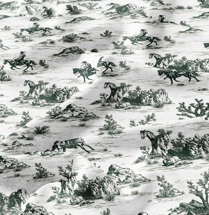 100% LINEN Fabric Cowboy in desert cactus - linen Fabric by the Yard by LithuanianLinen for upholstery dressmaking curtains home textile