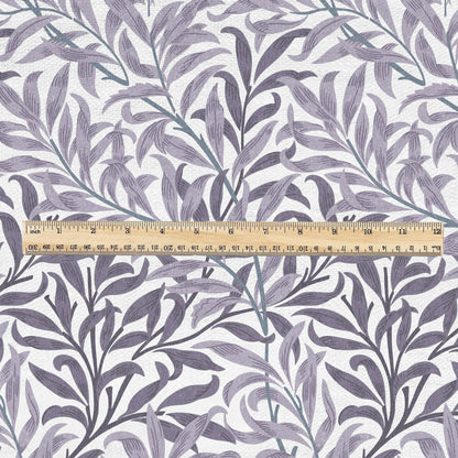 William Morris Willow Bough gray 100% LINEN Fabric - British linen floral upholstery home textile Victorian fabrics 3186