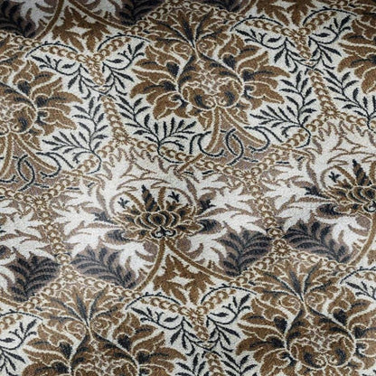 William Morris Honeycomb brown print 100% LINEN Fabric - British linen floral upholstery home textile Victorian fabrics 3233