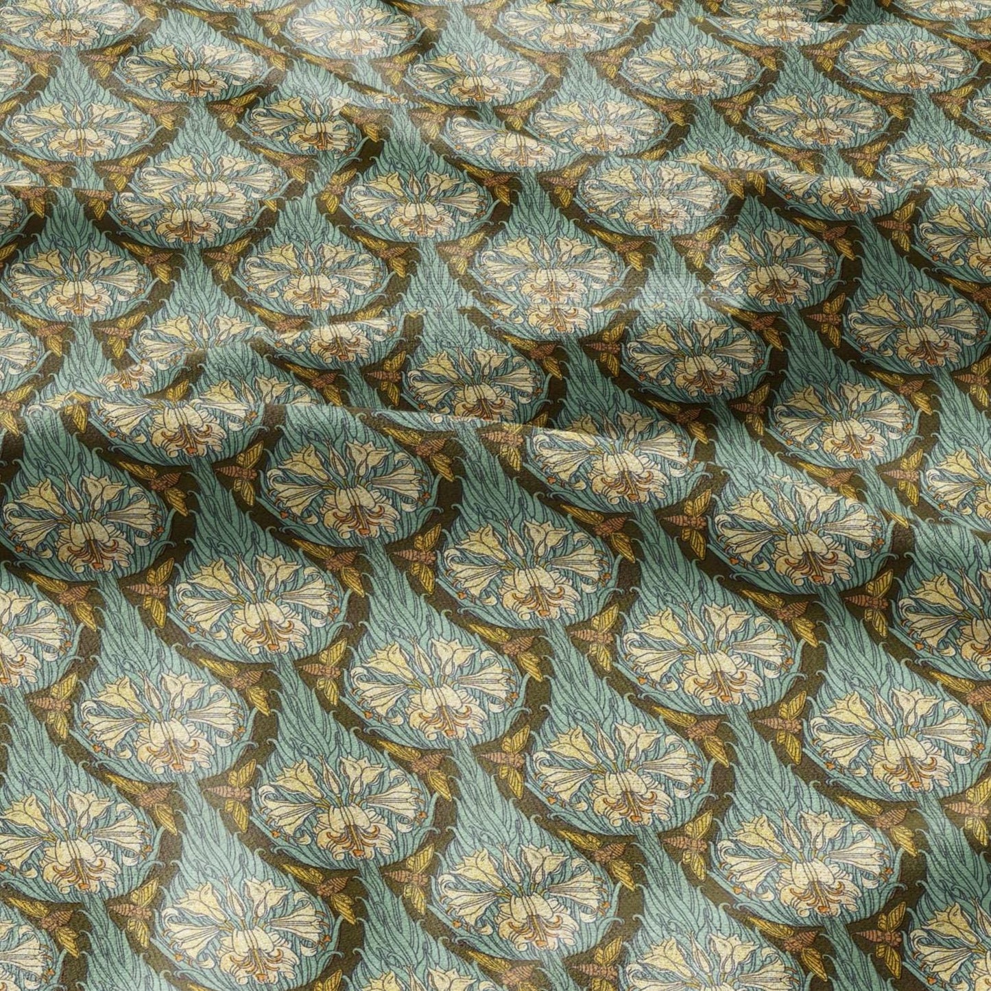 100% linen Cicada prints fabric for Curtain Upholstery Cushion - Butterfly floral print fabric for dress making sewing