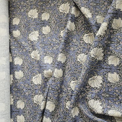 William morris Pimpernel 100% LINEN Art and Crafts Fabric, William Morris 200gsm flax linen fabric Strawberry Willow 203
