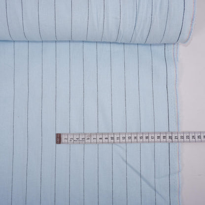 Premium Linen striped Fabric in pale pink | Toulouse stripe Medium weight multicolor stripes  Copenhagen Stripe