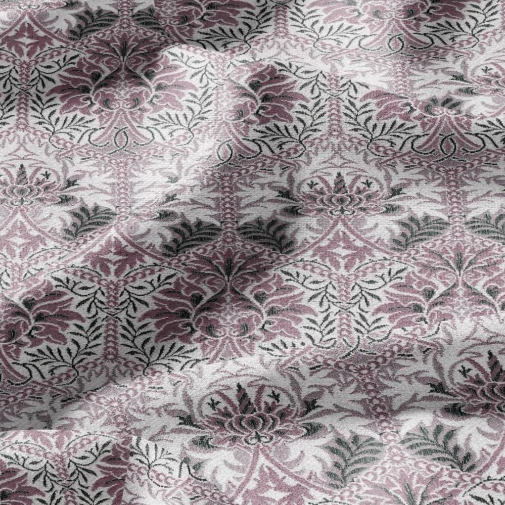 William Morris Honeycomb pink print 100% LINEN Fabric - British linen floral upholstery home textile Victorian fabrics 3236