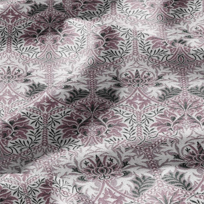 William Morris Honeycomb pink print 100% LINEN Fabric - British linen floral upholstery home textile Victorian fabrics 3236