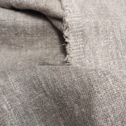 Linen fabric - extra heavy - rustic coarse natural Lithuanian linen - washed natural black red green blue