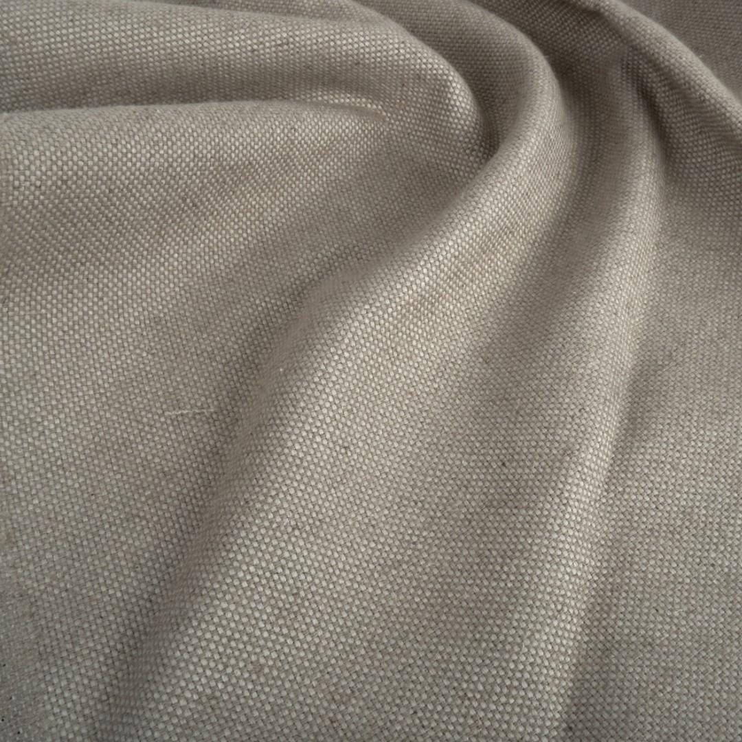 Upholstery fabric 100% LINEN undyed 480 gsm 12oz ULTRA HEAVY - Antique French Nubby Rustic Pure Linen Upholstery Fabric Canvas Old Farmhouse