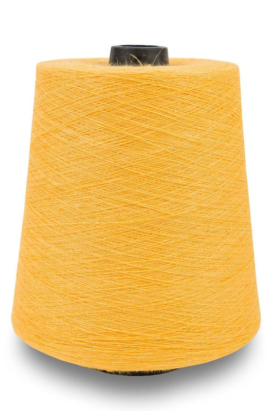 100% linen threads. Yellow 1-ply, 2-ply, 3-ply and 4-ply. Flax Yarns Crochet, weaving, embroidery, crafts, knitting