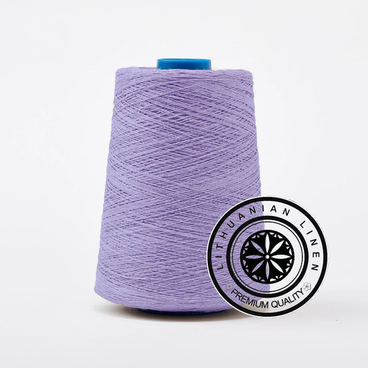 100% linen threads. Pale lillac 1-ply, 2-ply, 3-ply and 4-ply. Flax Yarns Crochet, weaving, embroidery, crafts, knitting