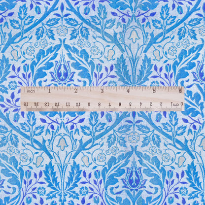 William Morris Blue Bell print 100% LINEN fabric - 2114